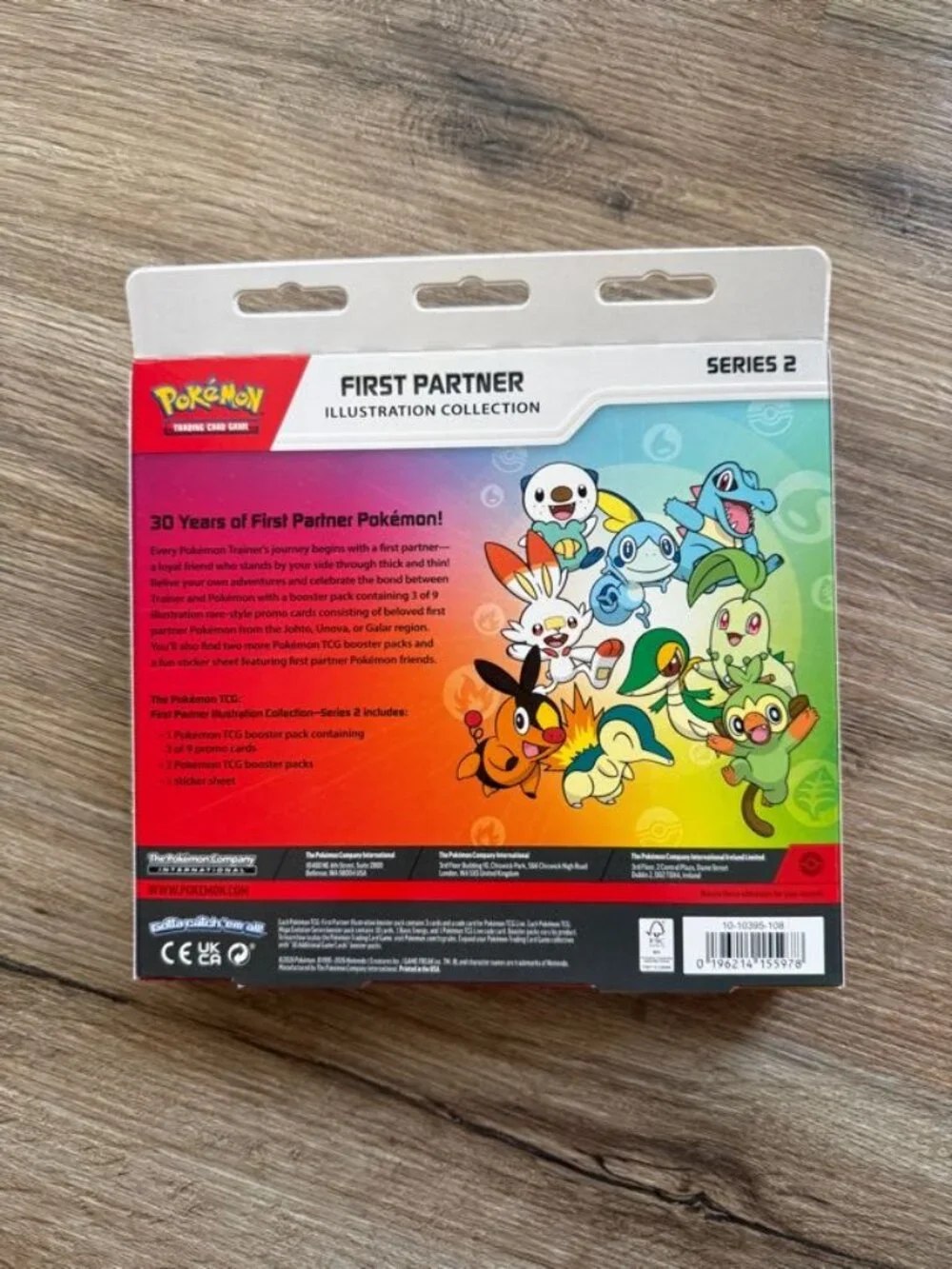 Pokemon First Partner Illustration Collection Series 2  NEW SEALED